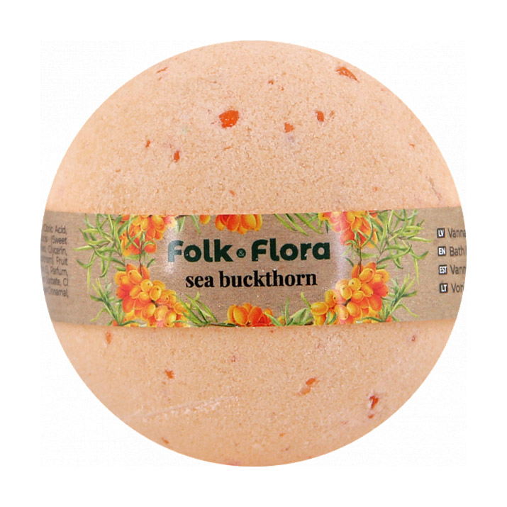 Бомбочка для ванни Folk &amp; Flora Обліпиха, 130 г